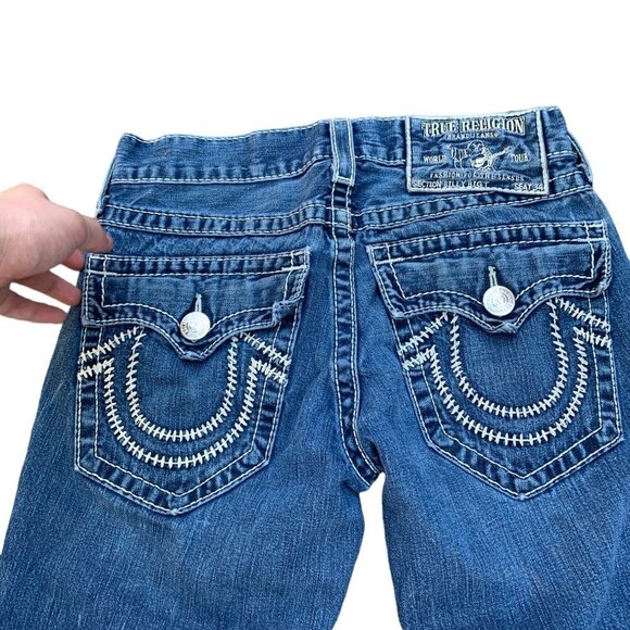 Vintage True Religion Jeans Size 30 BILLY BIG T Blue - Picture 2 of 8